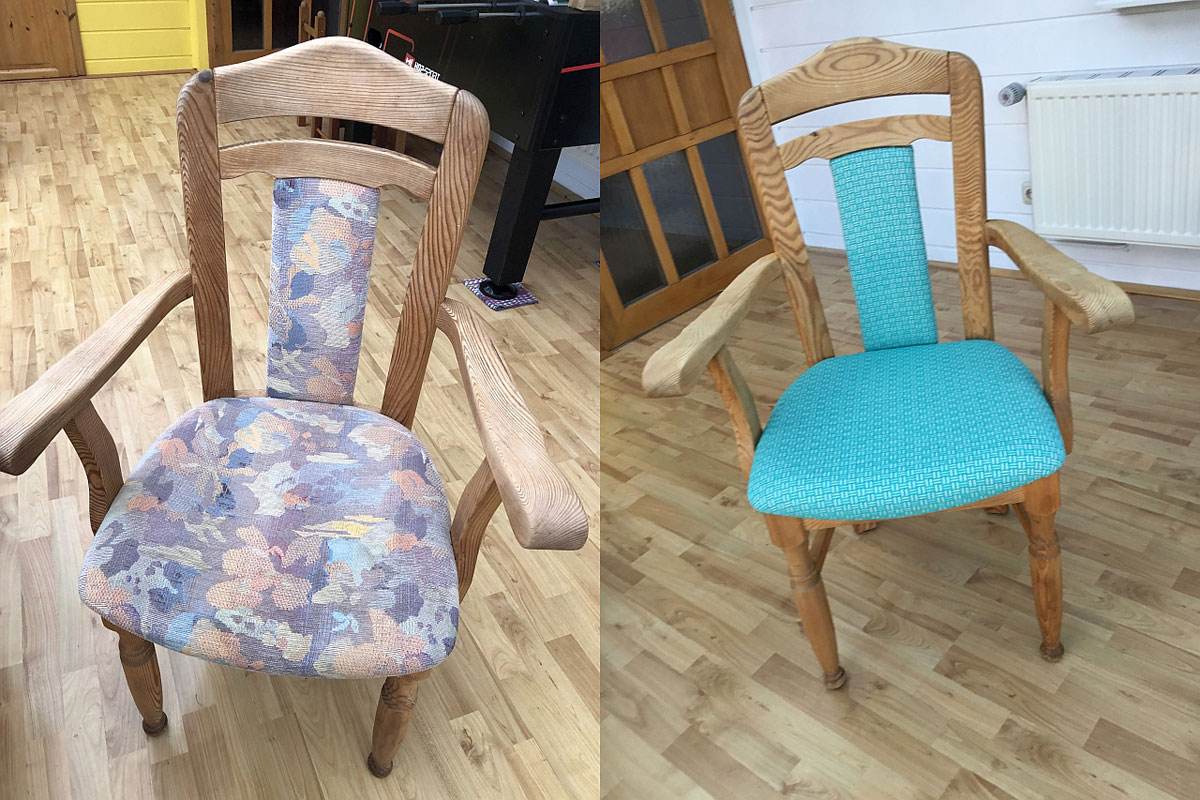 Teppichladen Kappeln, Polsterei